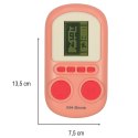 Gra elektroniczna zręcznościowa konsola przenośna różowa Gra elektroniczna zręcznościowa konsola przenośna różowa