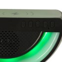 Lampka RGB ładowarka indukcyjna radio czarna Lampka RGB ładowarka indukcyjna radio czarna