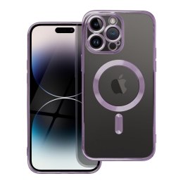 Futerał ELECTRO MAG COVER kompatybilny z MagSafe do IPHONE 14 Pro Max fioletowy