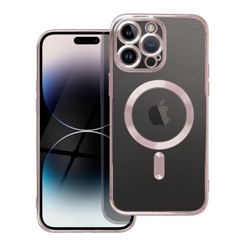 Futerał ELECTRO MAG COVER kompatybilny z MagSafe do IPHONE 14 Pro złoty róż Futerał ELECTRO MAG COVER kompatybilny z MagSafe do IPHONE 14 Pro złoty róż