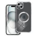 Futerał ELECTRO MAG COVER kompatybilny z MagSafe do IPHONE 15 Plus srebrny Futerał ELECTRO MAG COVER kompatybilny z MagSafe do IPHONE 15 Plus srebrny