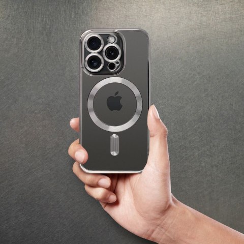 Futerał ELECTRO MAG COVER kompatybilny z MagSafe do IPHONE 15 Pro Max tytanowy szary Futerał ELECTRO MAG COVER kompatybilny z MagSafe do IPHONE 15 Pro Max tytanowy szary