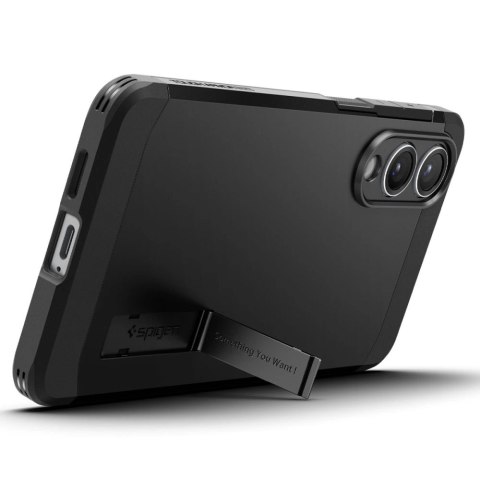 Etui Spigen Tough Armor MagSafe na Samsung Galaxy S25 Edge - czarne