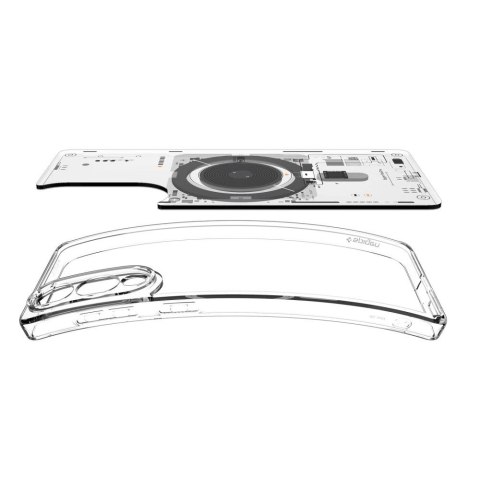 Etui Spigen Ultra Hybrid Mag z MagSafe na Samsung Galaxy S25 Edge z nadrukiem - przezroczyste Etui Spigen Ultra Hybrid Mag z MagSafe na Samsung Galaxy S25 Edge z nadrukiem - przezroczyste