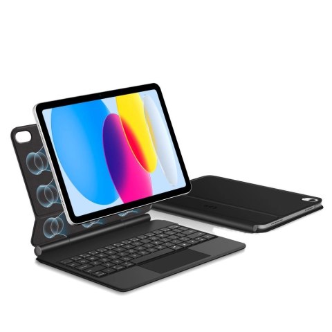 Etui Tech-Protect Smartcase Magnetic z klawiaturą na iPad 10.9" 2022 / iPad 11" 2025 - czarne Etui Tech-Protect Smartcase Magnetic z klawiaturą na iPad 10.9" 2022 / iPad 11" 2025 - czarne