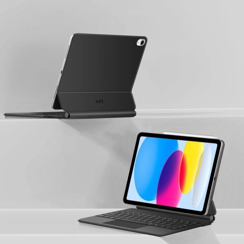 Etui Tech-Protect Smartcase Magnetic z klawiaturą na iPad 10.9" 2022 / iPad 11" 2025 - czarne Etui Tech-Protect Smartcase Magnetic z klawiaturą na iPad 10.9" 2022 / iPad 11" 2025 - czarne