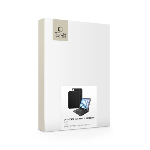 Etui Tech-Protect Smartcase Magnetic z klawiaturą na iPad Air 10.9" 2020 / 2022 / iPad Air 11" 2024 / 2025 - czarne Etui Tech-Protect Smartcase Magnetic z klawiaturą na iPad Air 10.9" 2020 / 2022 / iPad Air 11" 2024 / 2025 - czarne