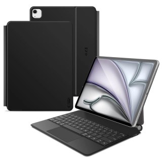 Etui Tech-Protect Smartcase Magnetic z klawiaturą na iPad Pro 12.9" 2020 / 2021 / 2022 / iPad Air 13" 2024 / 2025 - czarne