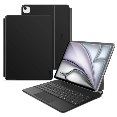 Etui Tech-Protect Smartcase Magnetic z klawiaturą na iPad Pro 12.9" 2020 / 2021 / 2022 / iPad Air 13" 2024 / 2025 - czarne Etui Tech-Protect Smartcase Magnetic z klawiaturą na iPad Pro 12.9" 2020 / 2021 / 2022 / iPad Air 13" 2024 / 2025 - czarne