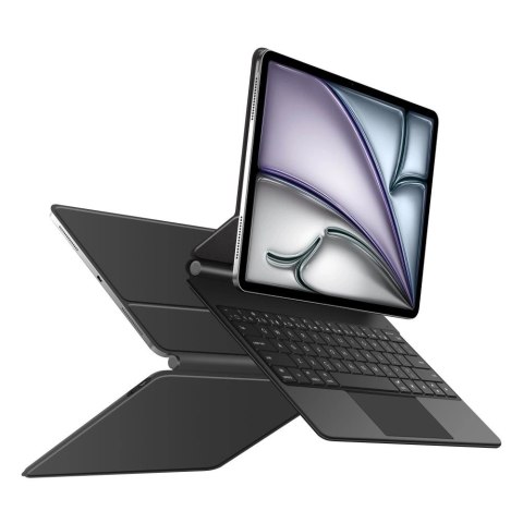 Etui Tech-Protect Smartcase Magnetic z klawiaturą na iPad Pro 12.9" 2020 / 2021 / 2022 / iPad Air 13" 2024 / 2025 - czarne Etui Tech-Protect Smartcase Magnetic z klawiaturą na iPad Pro 12.9" 2020 / 2021 / 2022 / iPad Air 13" 2024 / 2025 - czarne