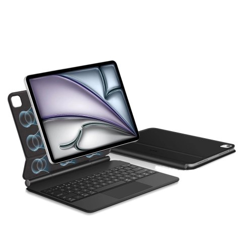 Etui Tech-Protect Smartcase Magnetic z klawiaturą na iPad Pro 12.9" 2020 / 2021 / 2022 / iPad Air 13" 2024 / 2025 - czarne Etui Tech-Protect Smartcase Magnetic z klawiaturą na iPad Pro 12.9" 2020 / 2021 / 2022 / iPad Air 13" 2024 / 2025 - czarne