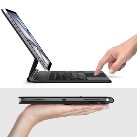 Etui Tech-Protect Smartcase Magnetic z klawiaturą na iPad Pro 12.9" 2020 / 2021 / 2022 / iPad Air 13" 2024 / 2025 - czarne Etui Tech-Protect Smartcase Magnetic z klawiaturą na iPad Pro 12.9" 2020 / 2021 / 2022 / iPad Air 13" 2024 / 2025 - czarne