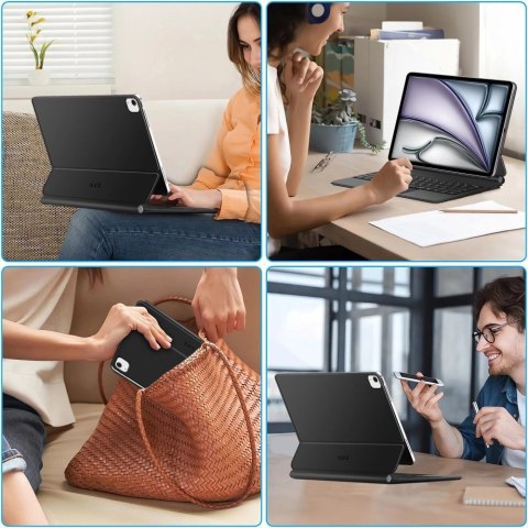 Etui Tech-Protect Smartcase Magnetic z klawiaturą na iPad Pro 12.9" 2020 / 2021 / 2022 / iPad Air 13" 2024 / 2025 - czarne Etui Tech-Protect Smartcase Magnetic z klawiaturą na iPad Pro 12.9" 2020 / 2021 / 2022 / iPad Air 13" 2024 / 2025 - czarne