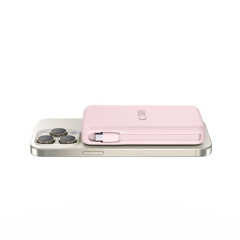 Powerbank Tech-Protect PB31 LifeMag MagSafe 10000 mAh - różowy