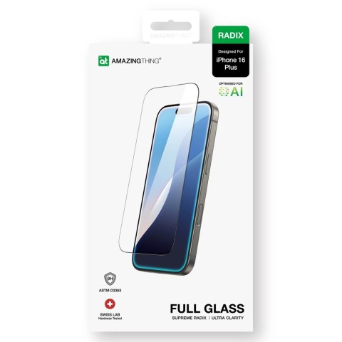 Szkło hartowane AMAZINGTHING Radix Full Glass do iPhone 16 Plus