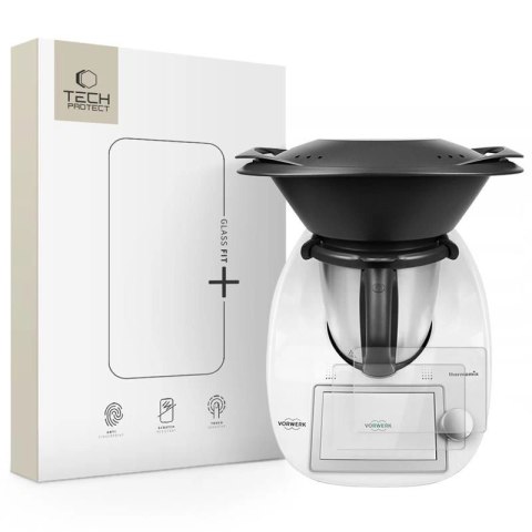 Szkło hartowane Tech-Protect Glass Fit+ 2-pack na Thermomix TM6 - przezroczyste Szkło hartowane Tech-Protect Glass Fit+ 2-pack na Thermomix TM6 - przezroczyste