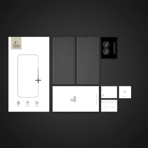 Szkło hartowane Tech-Protect Glass Set+ 3-pack na Samsung Galaxy S25 Edge - przezroczyste Szkło hartowane Tech-Protect Glass Set+ 3-pack na Samsung Galaxy S25 Edge - przezroczyste