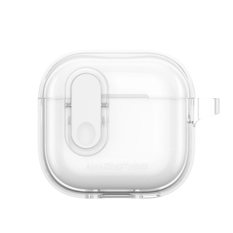 Etui AMAZINGTHING Minimal Case do AirPods 4 - przezroczyste Etui AMAZINGTHING Minimal Case do AirPods 4 - przezroczyste