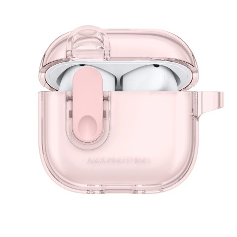 Etui AMAZINGTHING Minimal Case do AirPods 4 - różowe Etui AMAZINGTHING Minimal Case do AirPods 4 - różowe