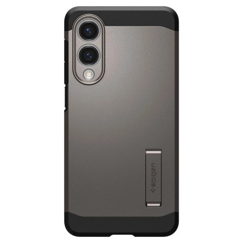 Etui Spigen Tough Armor MagSafe na Samsung Galaxy S25 Edge - szaro-czarne