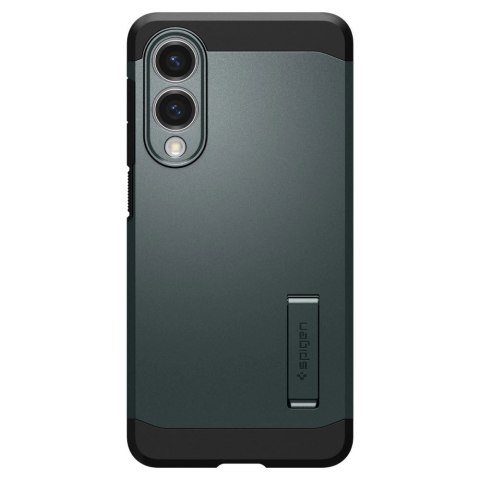 Etui Spigen Tough Armor MagSafe na Samsung Galaxy S25 Edge - zielono-czarne