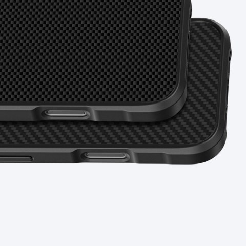 Etui pancerne AMAZINGTHING Titan Max Case z włóknami aramidowymi 1500D do iPhone 16 Plus - czarne