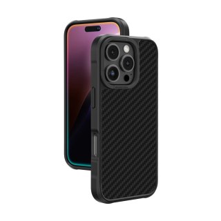 Etui pancerne AMAZINGTHING Titan Max Case z włóknami aramidowymi 1500D do iPhone 16 Pro Max - czarne