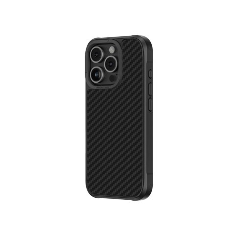 Etui pancerne AMAZINGTHING Titan Max Case z włóknami aramidowymi 1500D do iPhone 16 Pro - czarne