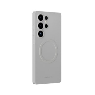 Etui silikonowe AMAZINGTHING Minimal Air Case z pierścieniem magnetycznym do Samsung Galaxy S25 Ultra - szare