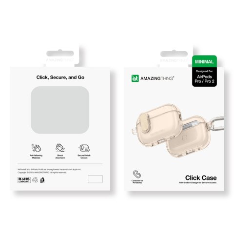 Etui silikonowe AMAZINGTHING Minimal Case do AirPods Pro 2 - pustynne Etui silikonowe AMAZINGTHING Minimal Case do AirPods Pro 2 - pustynne