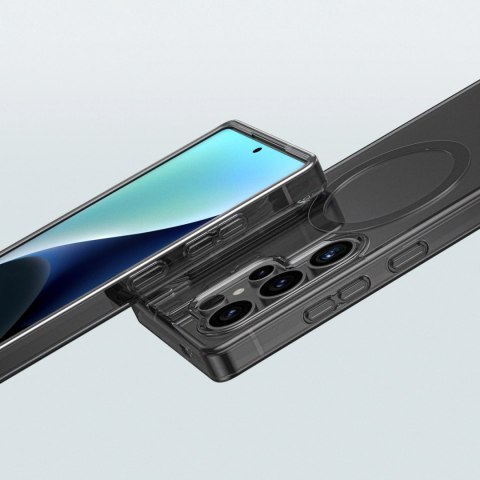 Etui silikonowe AMAZINGTHING Minimal Mag Case z pierścieniem magnetycznym do Samsung Galaxy S25 Ultra - czarne Etui silikonowe AMAZINGTHING Minimal Mag Case z pierścieniem magnetycznym do Samsung Galaxy S25 Ultra - czarne