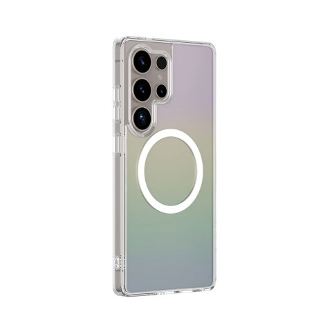 Etui silikonowe AMAZINGTHING Minimal Mag Case z pierścieniem magnetycznym do Samsung Galaxy S25 Ultra - opalizujące Etui silikonowe AMAZINGTHING Minimal Mag Case z pierścieniem magnetycznym do Samsung Galaxy S25 Ultra - opalizujące