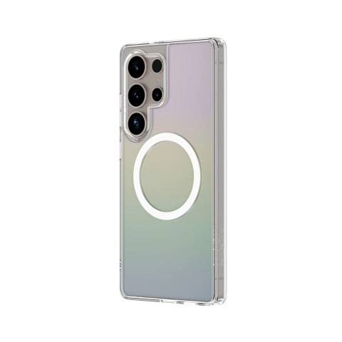 Etui silikonowe AMAZINGTHING Minimal Mag Case z pierścieniem magnetycznym do Samsung Galaxy S25 Ultra - opalizujące Etui silikonowe AMAZINGTHING Minimal Mag Case z pierścieniem magnetycznym do Samsung Galaxy S25 Ultra - opalizujące