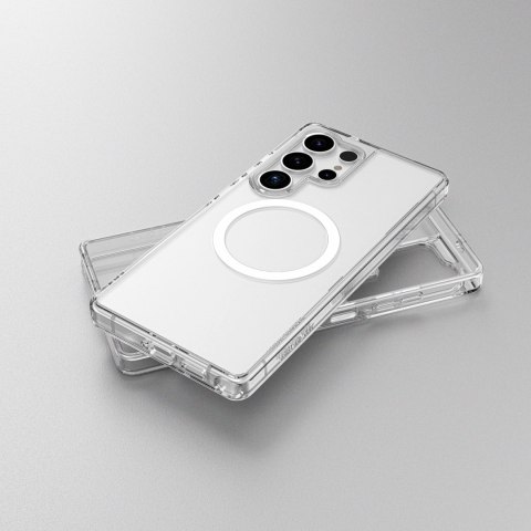 Etui silikonowe AMAZINGTHING Minimal Mag Case z pierścieniem magnetycznym do Samsung Galaxy S25 Ultra - przezroczyste Etui silikonowe AMAZINGTHING Minimal Mag Case z pierścieniem magnetycznym do Samsung Galaxy S25 Ultra - przezroczyste