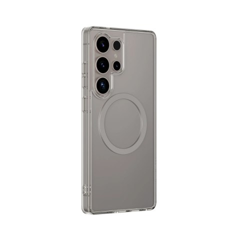 Etui silikonowe AMAZINGTHING Minimal Mag Case z pierścieniem magnetycznym do Samsung Galaxy S25 Ultra - szare Etui silikonowe AMAZINGTHING Minimal Mag Case z pierścieniem magnetycznym do Samsung Galaxy S25 Ultra - szare