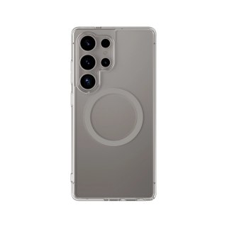 Etui silikonowe AMAZINGTHING Minimal Mag Case z pierścieniem magnetycznym do Samsung Galaxy S25 Ultra - szare