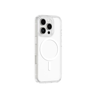 Etui silikonowe AMAZINGTHING Minimal Mag Case z pierścieniem magnetycznym do iPhone 16 Pro - przezroczyste