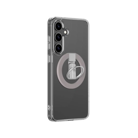 Etui silikonowe AMAZINGTHING Minimal Mag Case z pierścieniem magnetycznym i ringiem magnetycznym do Samsung Galaxy S25+ - przezr Etui silikonowe AMAZINGTHING Minimal Mag Case z pierścieniem magnetycznym i ringiem magnetycznym do Samsung Galaxy S25+ - przezr