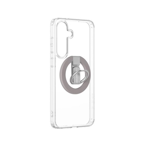 Etui silikonowe AMAZINGTHING Minimal Mag Case z pierścieniem magnetycznym i ringiem magnetycznym do Samsung Galaxy S25+ - przezr Etui silikonowe AMAZINGTHING Minimal Mag Case z pierścieniem magnetycznym i ringiem magnetycznym do Samsung Galaxy S25+ - przezr