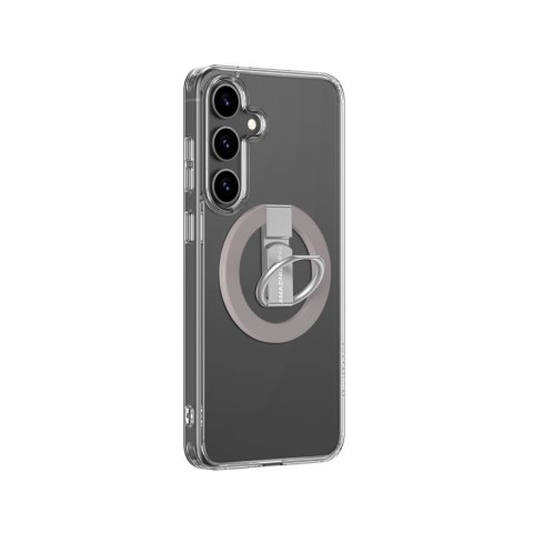 Etui silikonowe AMAZINGTHING Minimal Mag Case z pierścieniem magnetycznym i ringiem magnetycznym do Samsung Galaxy S25 - przezro Etui silikonowe AMAZINGTHING Minimal Mag Case z pierścieniem magnetycznym i ringiem magnetycznym do Samsung Galaxy S25 - przezro