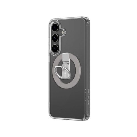 Etui silikonowe AMAZINGTHING Minimal Mag Case z pierścieniem magnetycznym i ringiem magnetycznym do Samsung Galaxy S25 - przezro Etui silikonowe AMAZINGTHING Minimal Mag Case z pierścieniem magnetycznym i ringiem magnetycznym do Samsung Galaxy S25 - przezro