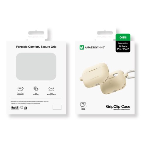Etui silikonowe AMAZINGTHING Omni Case do AirPods Pro 2 - pustynne Etui silikonowe AMAZINGTHING Omni Case do AirPods Pro 2 - pustynne
