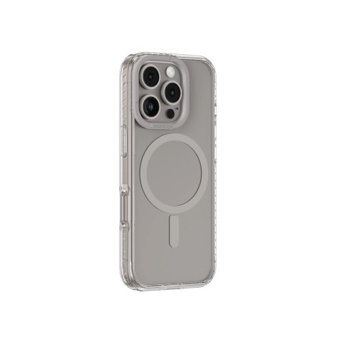 Etui silikonowe AMAZINGTHING Titan Pro Mag Case z pierścieniem magnetycznym do iPhone 16 Pro Max - szare