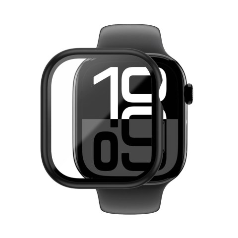 Etui ze szkłem hartowanym AMAZINGTHING Radix Glass do Apple Watch 42mm - czarne