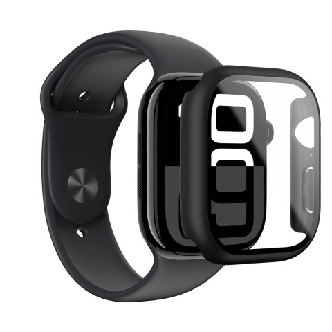 Etui ze szkłem hartowanym AMAZINGTHING Radix Glass do Apple Watch 42mm - czarne