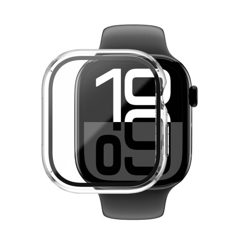 Etui ze szkłem hartowanym AMAZINGTHING Radix Glass do Apple Watch 42mm - przezroczyste