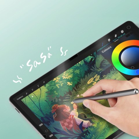 Folia ochronna Dux Ducis Naad Paperlike matowa na Samsung Galaxy Tab S10 FE Plus - z czarną ramką Folia ochronna Dux Ducis Naad Paperlike matowa na Samsung Galaxy Tab S10 FE Plus - z czarną ramką