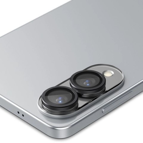 Osłona aparatu Spigen Optik Pro GLAS.TR "Ez Fit" 2-pack na Samsung Galaxy S25 Edge - czarna