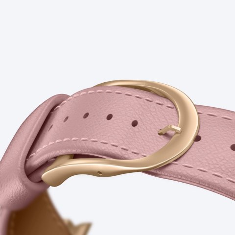 Skórzany pasek AMAZINGTHING Class Band do Apple Watch 45 / 46 / 49 mm - różowy