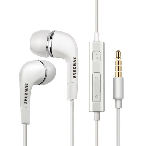 Słuchawki przewodowe Samsung EHS64AVFWE mini jack 3.5mm Stereo Hi-Fi (Bulk - opakowanie zastępcze) - białe Słuchawki przewodowe Samsung EHS64AVFWE mini jack 3.5mm Stereo Hi-Fi (Bulk - opakowanie zastępcze) - białe